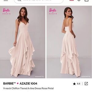 Bridesmaid/Wedding dress (rose petal) light pink